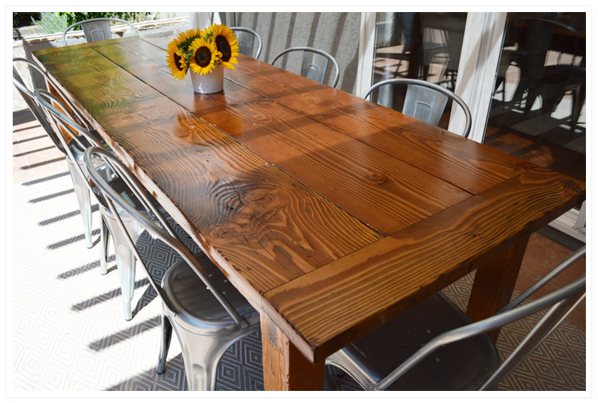 diy farmhouse table. » Wild Ink Press