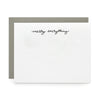 Merry Everything, Letterpress Note cards | Set of 8