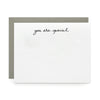 You are Special, Letterpress Note cards | Set of 8