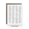 Crossword Birthday Card