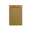 Groceries Calendar Notepad - Kraft