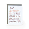 Dad Answer