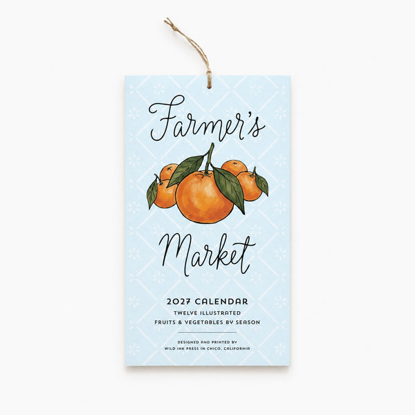 2027 Farmer's Market Calendar
