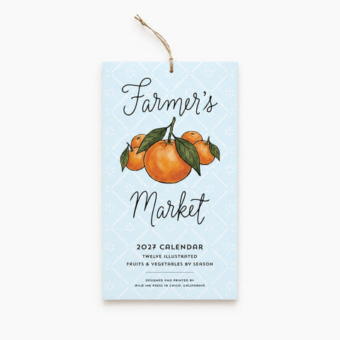 2027 Farmer's Market Calendar