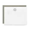 Happy Face, Letterpress Note cards | Set of 8