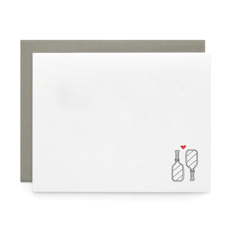 Pickleball love, Letterpress Note cards | Set of 8