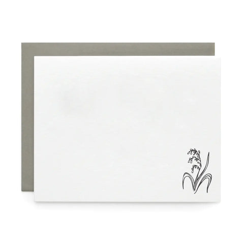 Rice plant, Letterpress Note cards | Set of 8