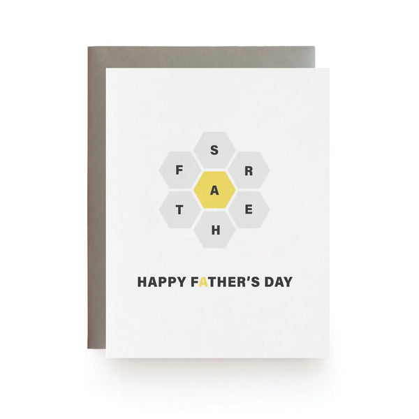 Spelling Bee Father's Day Card