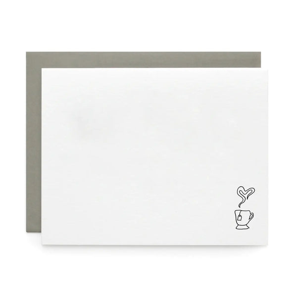 Tea Love, Letterpress Note cards | Set of 8