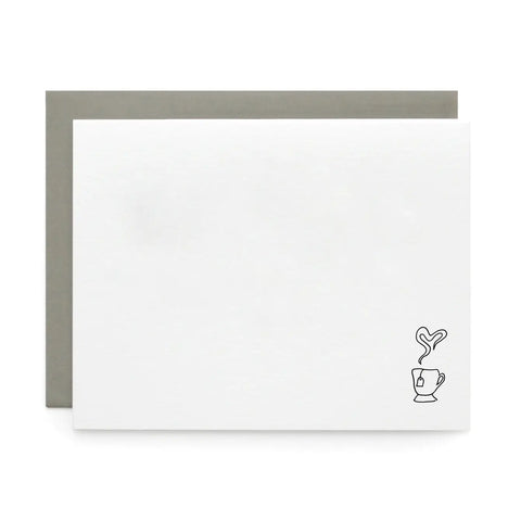 Tea Love, Letterpress Note cards | Set of 8