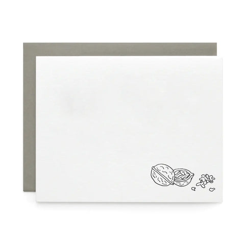Walnut, Letterpress Note cards | Set of 8
