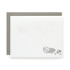 Walnut, Letterpress Note cards | Set of 8
