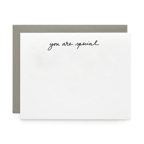 You are Special, Letterpress Note cards | Set of 8